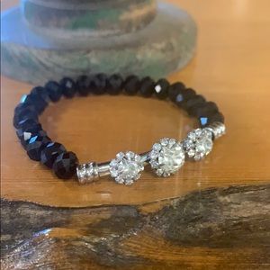 Beautiful black/silver diamond bracelet